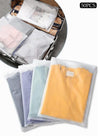 DUNISO 50 PCS Shirt Packaging Bags, 11x15 inch Reclosable Poly & Plastic Bags for Packaging Clothes, Shirts, Jeans, Pants, T-Shirts, Frosted Zip Lock Bags with Vent Hole for Travel Storage(One size)