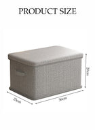 DUNISO 3 Pcs Clothes Storage Box With Lid，Foldable Wardrobe Organizer, Drawer Organizer，Moisture and Mold Prevention，Sturdy，Durable，Dustproof，for Organizing Clothing Jeans Toys Book Shelves Closet Wardrobe，50*40*33cm - Image 2
