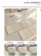 DUNISO Diatom Mud Bath Mat Set Bathroom Kitchen Rug Mat Extra Soft and Absorbent Bath Rugs Non-Slip Quick Drying Floor Bath Tub Mat for Bathroom Floor Tub and Shower 40*60cm/40*120cm - Image 3