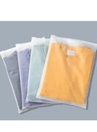DUNISO 50 PCS Shirt Packaging Bags, 11x15 inch Reclosable Poly & Plastic Bags for Packaging Clothes, Shirts, Jeans, Pants, T-Shirts, Frosted Zip Lock Bags with Vent Hole for Travel Storage(One size) - Image 2