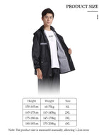 DUNISO Rain Suit Jacket & Trouser Suit Raincoat Hooded Rain Poncho Lightweight Emergency Jacket for Men & Women Outdoor All-Sport Waterproof Breathable Anti-storm - Image 2