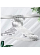 DUNISO 30 Pack Clothes Coat Hangers, Wire Hangers Heavy Duty Stainless Steel Hangers With Non Slip Grooves, Strong And Durable, For Suits, Coats, Dresses, Jackets, Pants And Formal Wear