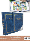 DUNISO 200 Pockets Foil Stamping Photo Album for 6 Inches Photos Portable Photo Album for Family Wedding Boys Girls