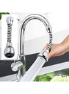 DUNISO Faucet Extender，Sink Faucet Sprayer,  360 Degrees Moldable Sink Spray Tap, Nozzle Attachment for Kitchen Sink，Easy to Install，Splash Proof，Used for Kitchen Basins