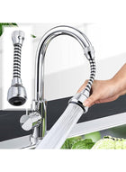 DUNISO Faucet Extender，Sink Faucet Sprayer,  360 Degrees Moldable Sink Spray Tap, Nozzle Attachment for Kitchen Sink，Easy to Install，Splash Proof，Used for Kitchen Basins