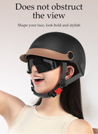 DUNISO Open Face Helmet, Motorcycle Helmet With Goggles, Adjustable Head Circumference, Shock And Fall Resistant, Suitable For Both Men And Women - Image 5
