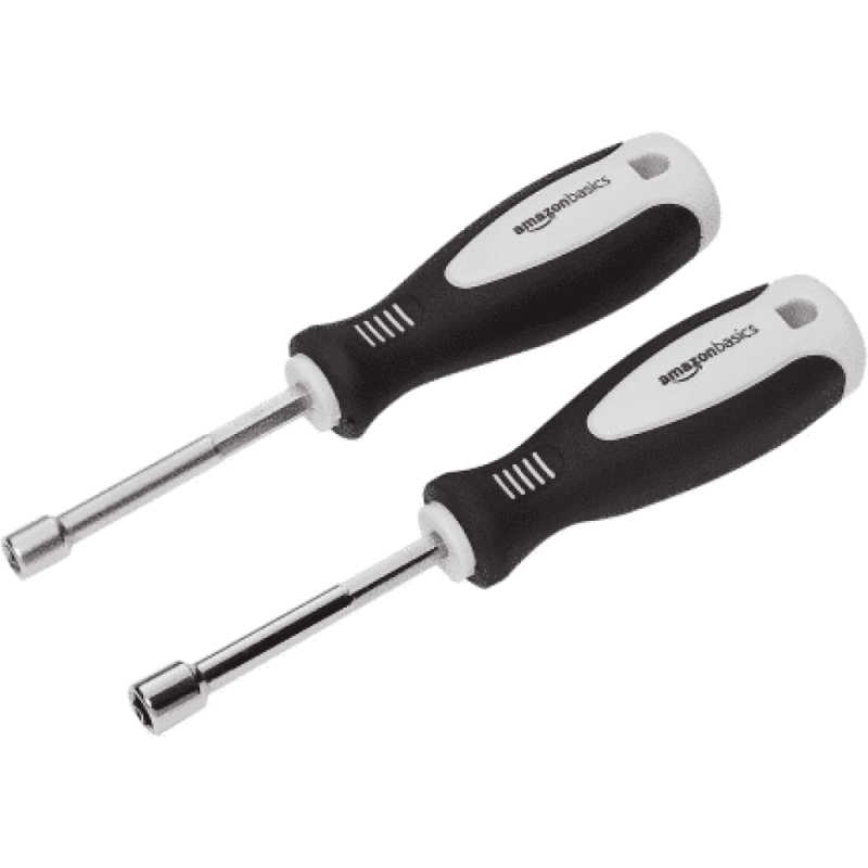 Amazon Basics 2-Piece Nut Driver Set – 1/4″ and 5/16″