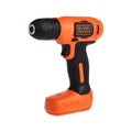 7.2V Li-Ion Cordless Electric Compact Drill Driver For Screwdriving & Fastening with 7 Pieces Screwdriver Bitset, Orange/Black