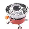 Outdoor Camping Portable Gas Stove Windproof Camping Backpacking Gas Stove