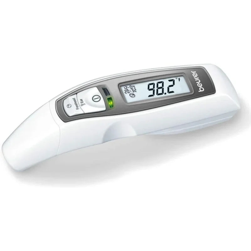 Beurer FT65 Multifunction Infrared Thermometer, 3-in-1 Infrared Thermometer for Adults and Kids, Adult Forehead Mode, Child Forehead Mode, Ear Mode, and Surface Mode, Color Changing Fever Indicator