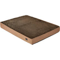 Amazon Basics Foam Pet Bed for Dog, Cat, Large, Brown/Brown, 36.0″L x 27.0″W x 3.0″Th