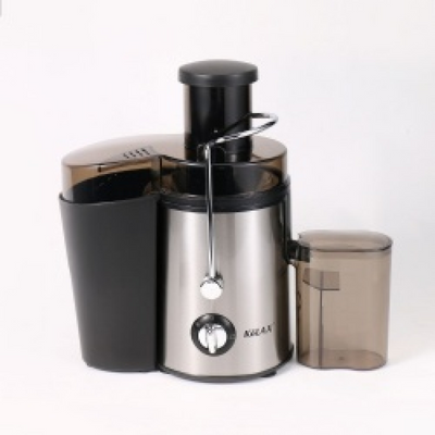 KOLAX Juicer Machine, 800W Centrifugal Juicer Extractor with Wide Mouth Feed Chute for Fruit Vegetable, Easy to Clean, Stainless Steel, BPA-free (Black)