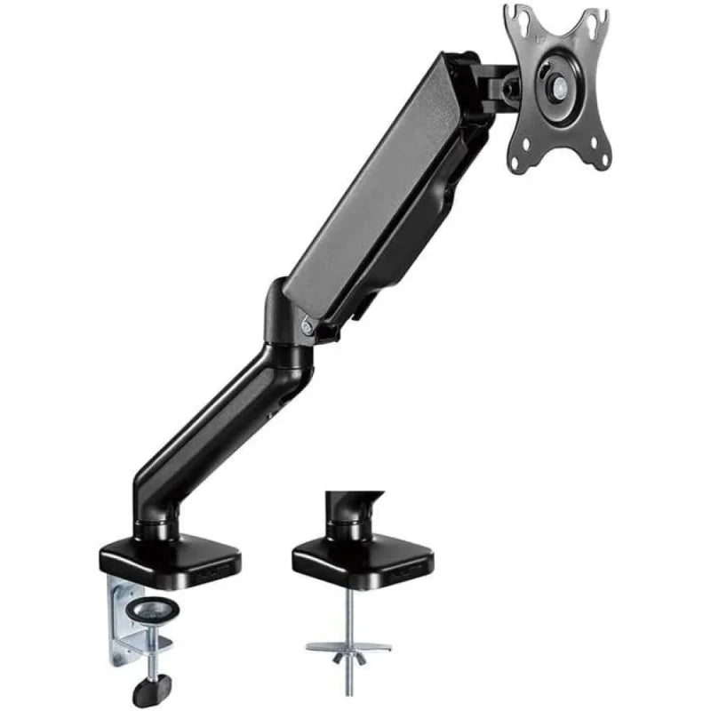 Kogan Full Motion Gas Spring Single Monitor Mount (Ostia Series – Black) 17″ – 32″