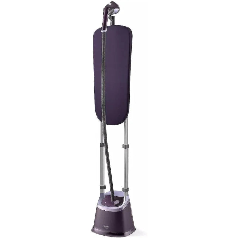 Philips Stand Steamer with XL StyleBoard 3000 Series – 2000W, MyEssence Fragrance Infuser, 40g/min Continuous Steam, 2L Water Tank, Pointed Plate Tip, 5 Settings, Purple – STE3180/30