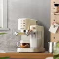 AEOMJK Coffee Maker Milk Frother 20 Bar 1350W 1L