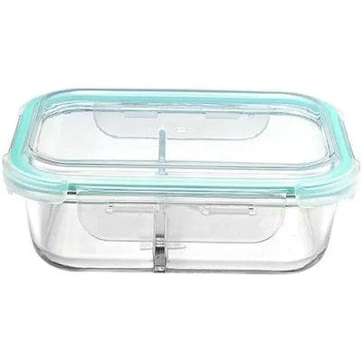 Heat Resistant Container, Bento Box, Heat-resistant Glass, Storage Container, Bean Box, Transparent Glass, With Lid, Double Class, Microwave Safe,…