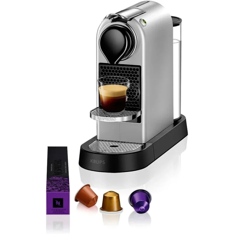 Nespresso KRUPS Citiz XN741B40 Pod Coffee Machine-Silver