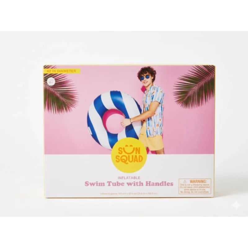 Inflatable Swim Tube With Handles