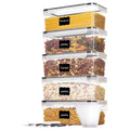Vitamix Sindcom Pasta Containers, 5 PCS Plastic Spaghetti Container for Long Noodles, 3.2L/14 CUP