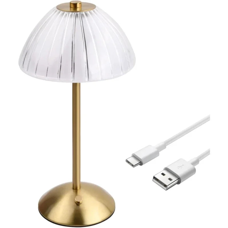 Table Lamp Wireless Touch Dimmable, LED Battery Table Lamp, USB Rechargeable Table Lamp, LED Table Lamp Dimmable, Bedside Lamp, Desk Lamp, Table Lamp for Living Room, Bedroom