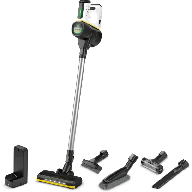 Karcher VC 7 Cordless yourMax Stick Vacuum Cleaner, with Dust Sensor, Lightweight & Handheld, 25.2V, 60-Min Runtime, HEPA Filter, LED Lights, For Hard Floors & Carpets, Bagless