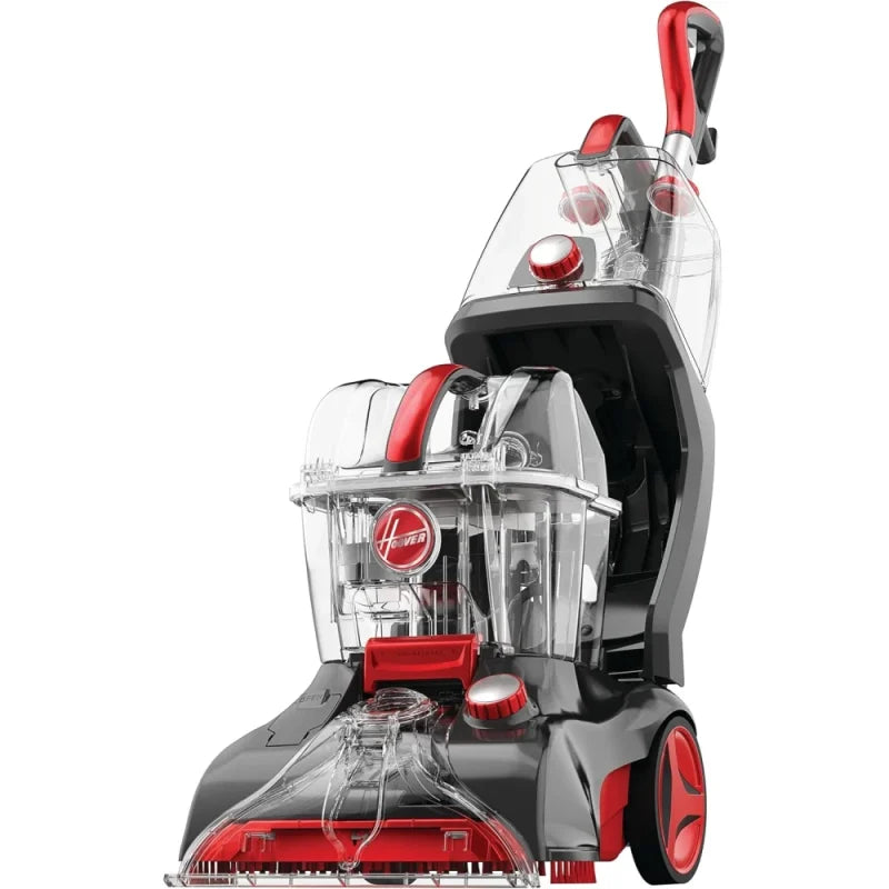 Hoover Carpet & Floor Cleaner Power Scrub Elite with Quick dry and Spin Scrub technology 1200W (Black & Red) CWGDH012