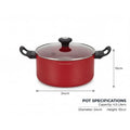 ALESSANDRO BORGHESE COOKING POT 24CM 4.5 LITERS