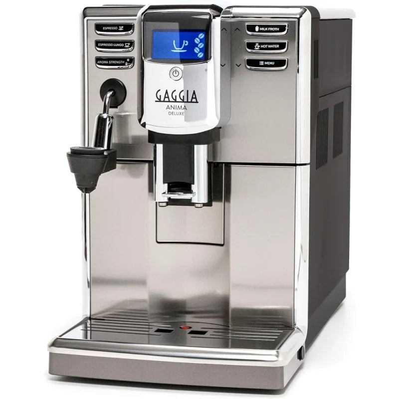 Gaggia Anima Deluxe Coffee and Espresso Machine, Includes Auto Frother for Lattes and Cappuccinos with Programmable Options