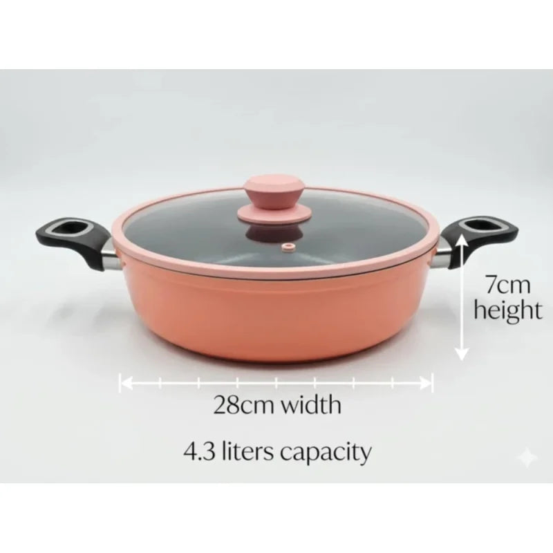 CERAFLON COOKING POT 28CM 4.3LITERS