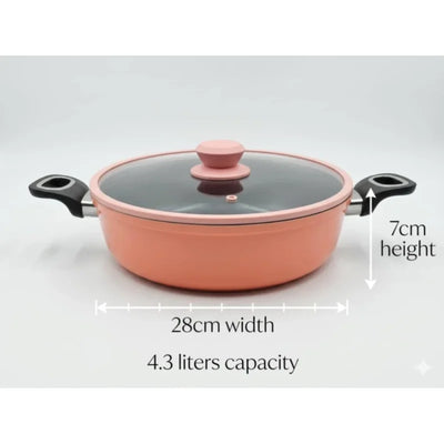 CERAFLON COOKING POT 28CM 4.3LITERS