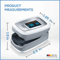 Beurer PO30 Pulse Oximeter | Determination of heart rate and arterial oxygen saturation for those with medical conditions | Suitable for high-altitude sports | Small and lightweight | Medical device