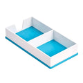 Amazon Basics Sticky Note Holder – Blue and White